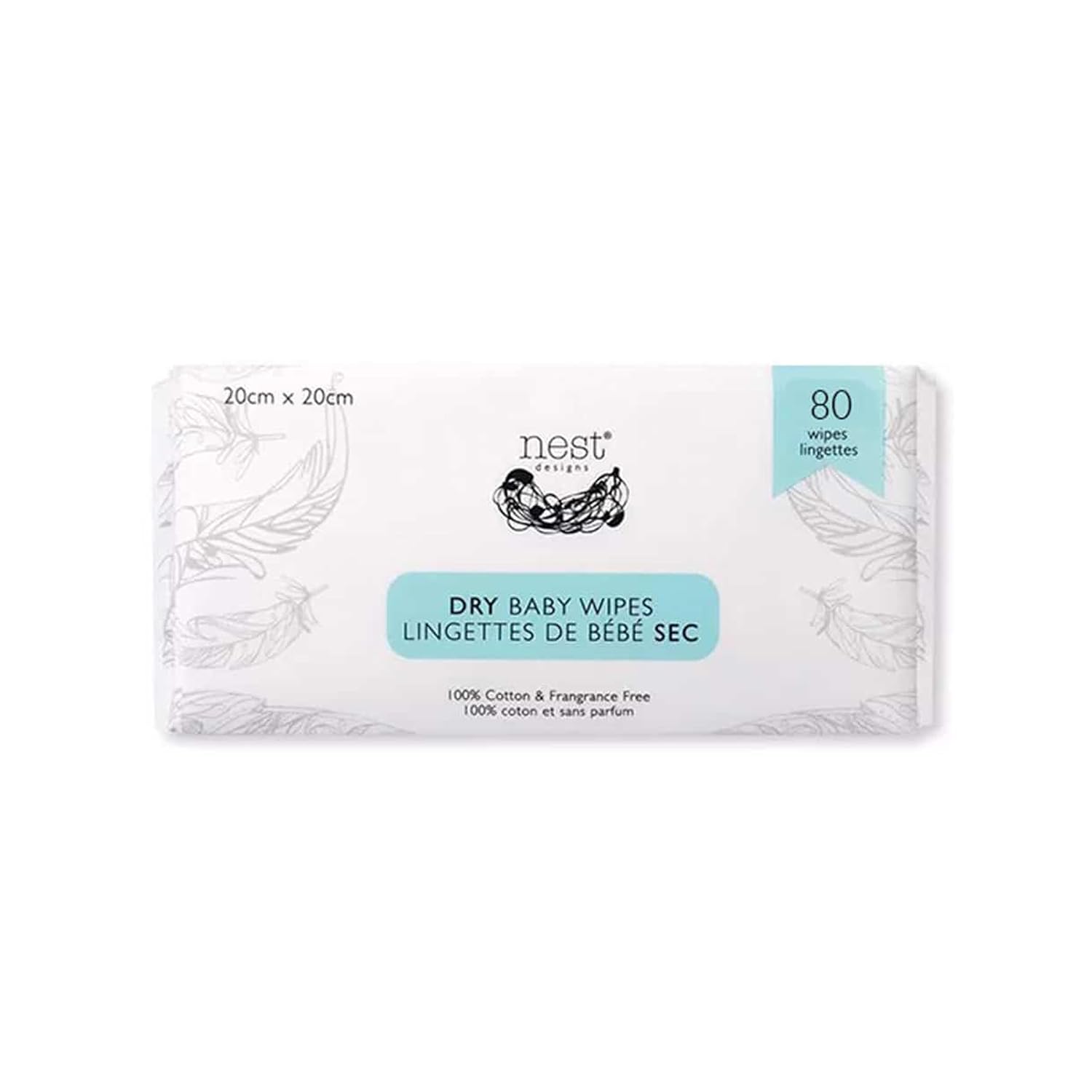 Baby Products Eco Friendly - Chemical-Free Dry Baby Wipes for Sensitive