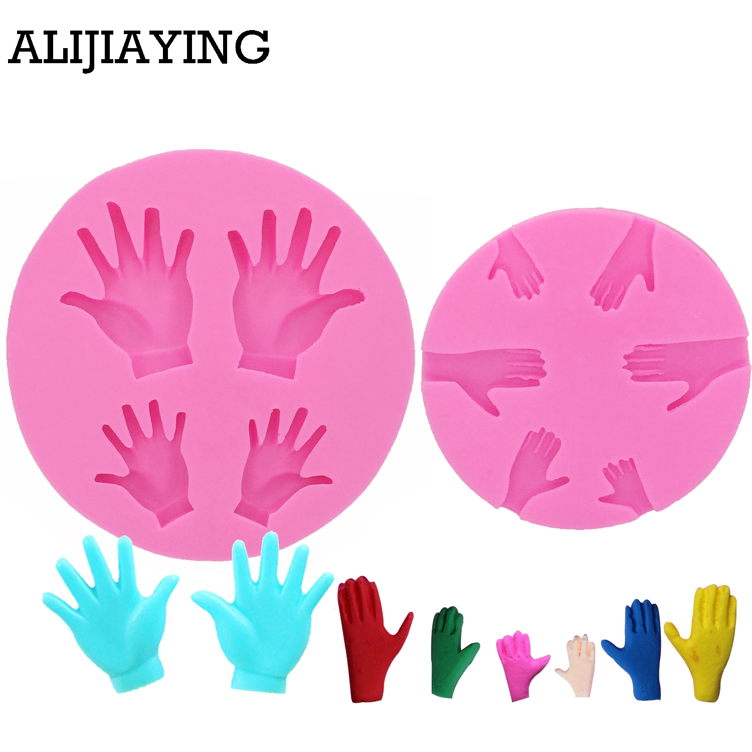 Baby Products Eco Friendly - M0013 Baby Hand 3d Silicone Mold
