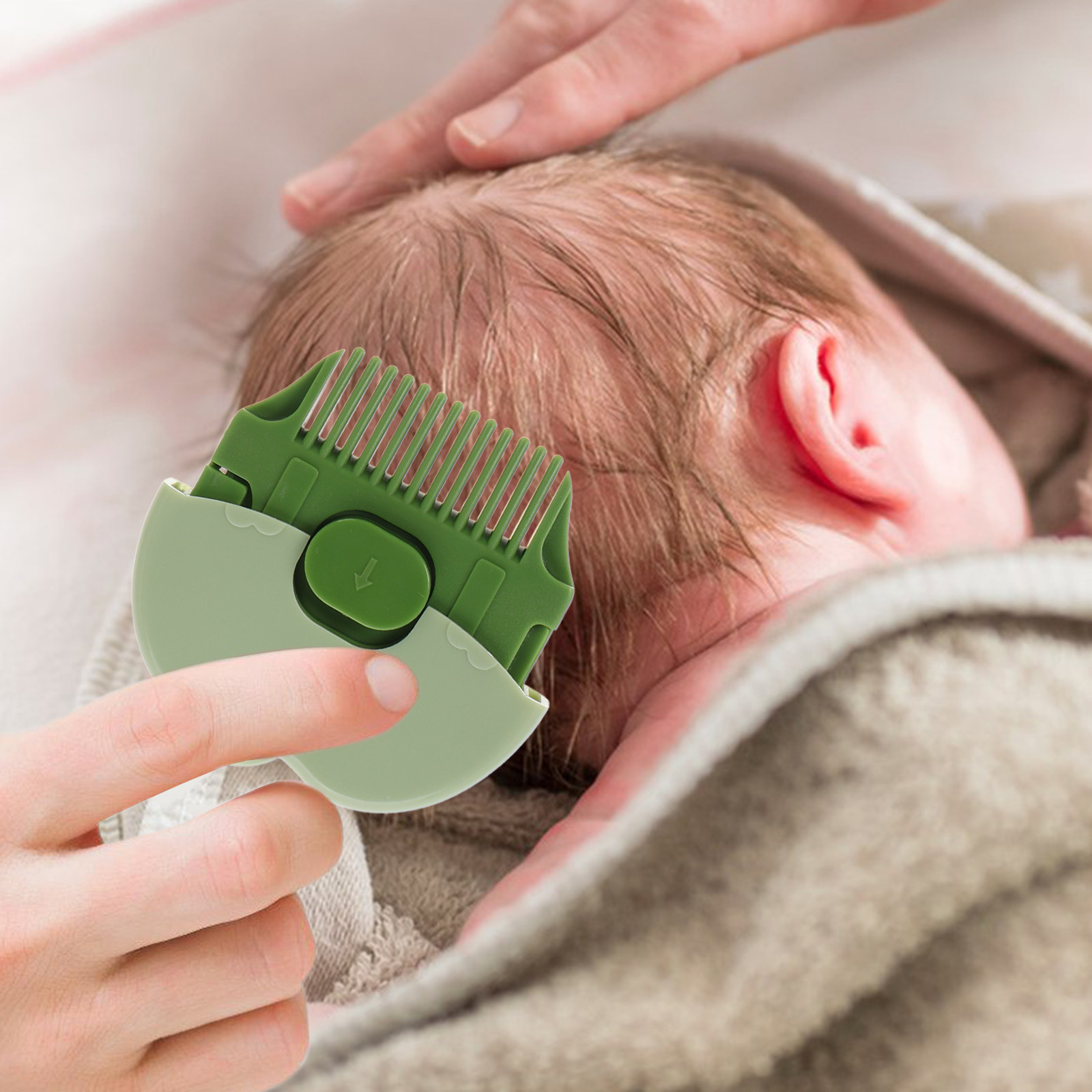 Baby Products Kit For Newborn - Hair Brush Set Newborn Infant Hair