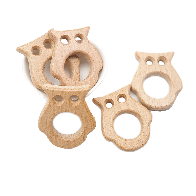 Chenkai 10pcs Owl Wooden Teeth - Baby Products Eco Friendly incelemesi ve fiyatı