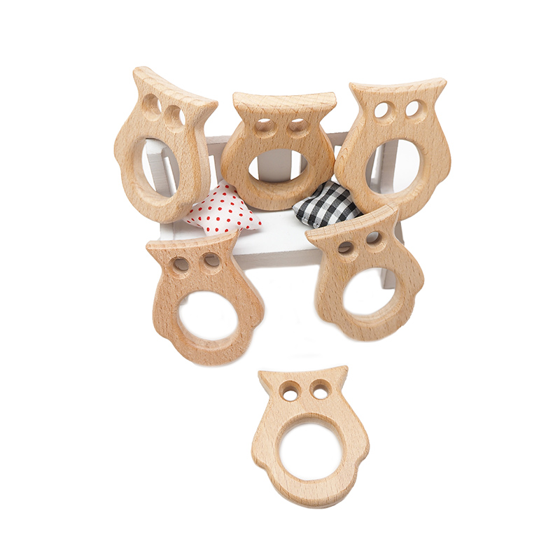 Chenkai 10pcs Owl Wooden Teeth - Baby Products Eco Friendly incelemesi ve fiyatı