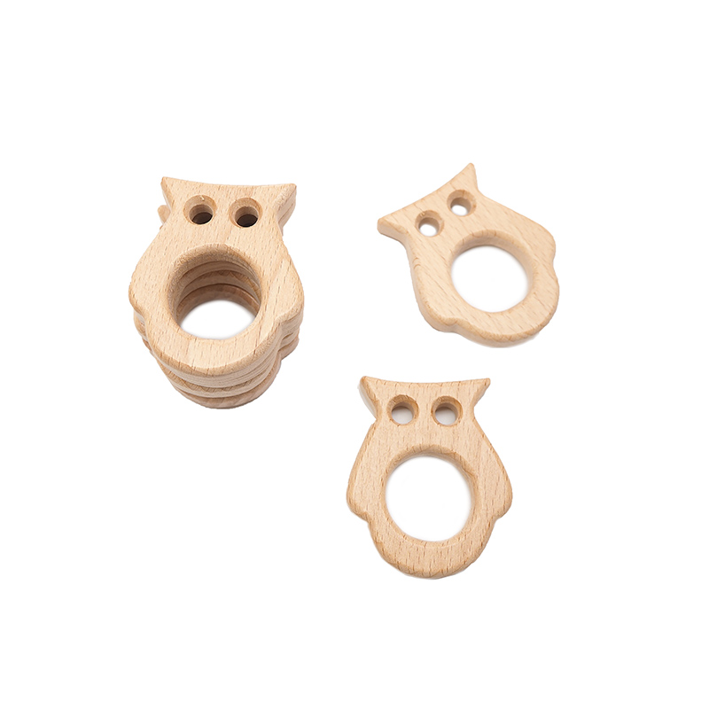 Chenkai 10pcs Owl Wooden Teeth - Baby Products Eco Friendly incelemesi ve fiyatı