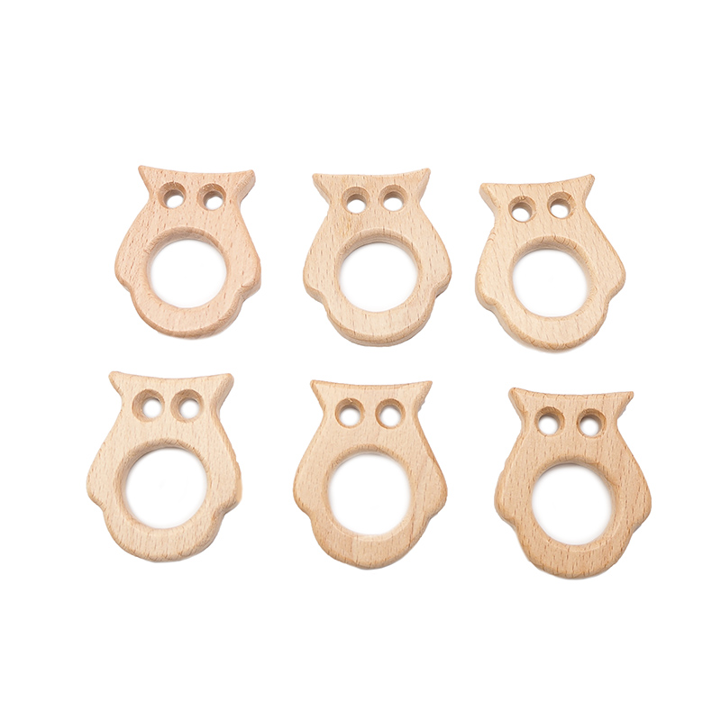 Chenkai 10pcs Owl Wooden Teeth - Baby Products Eco Friendly incelemesi ve fiyatı