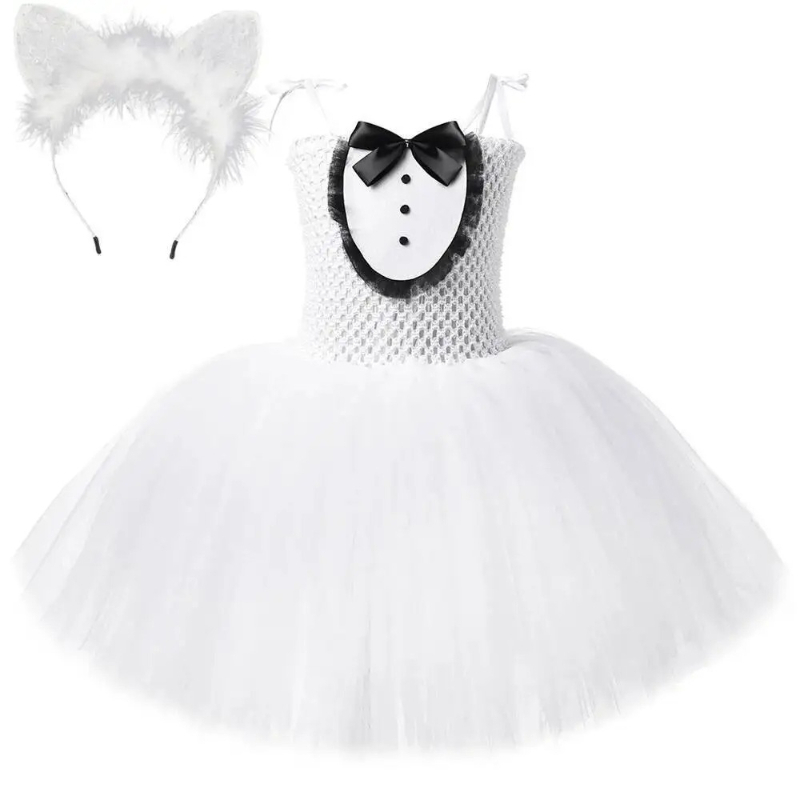 White Black Cat Tutu Dress for - Baby Products Manufacturers incelemesi ve fiyatı