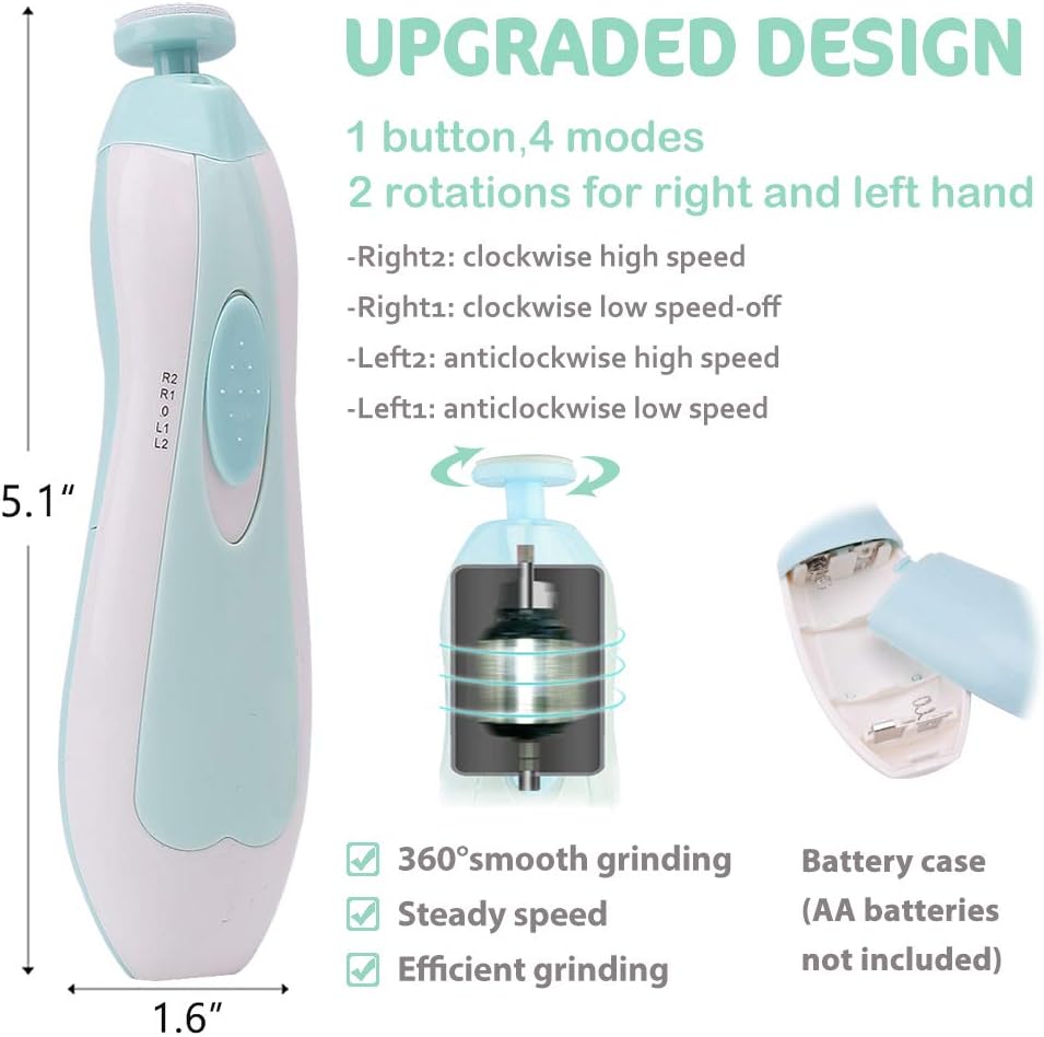 Baby Nail Trimmer Electric Nai - Baby Products Kit For Newborn incelemesi ve fiyatı