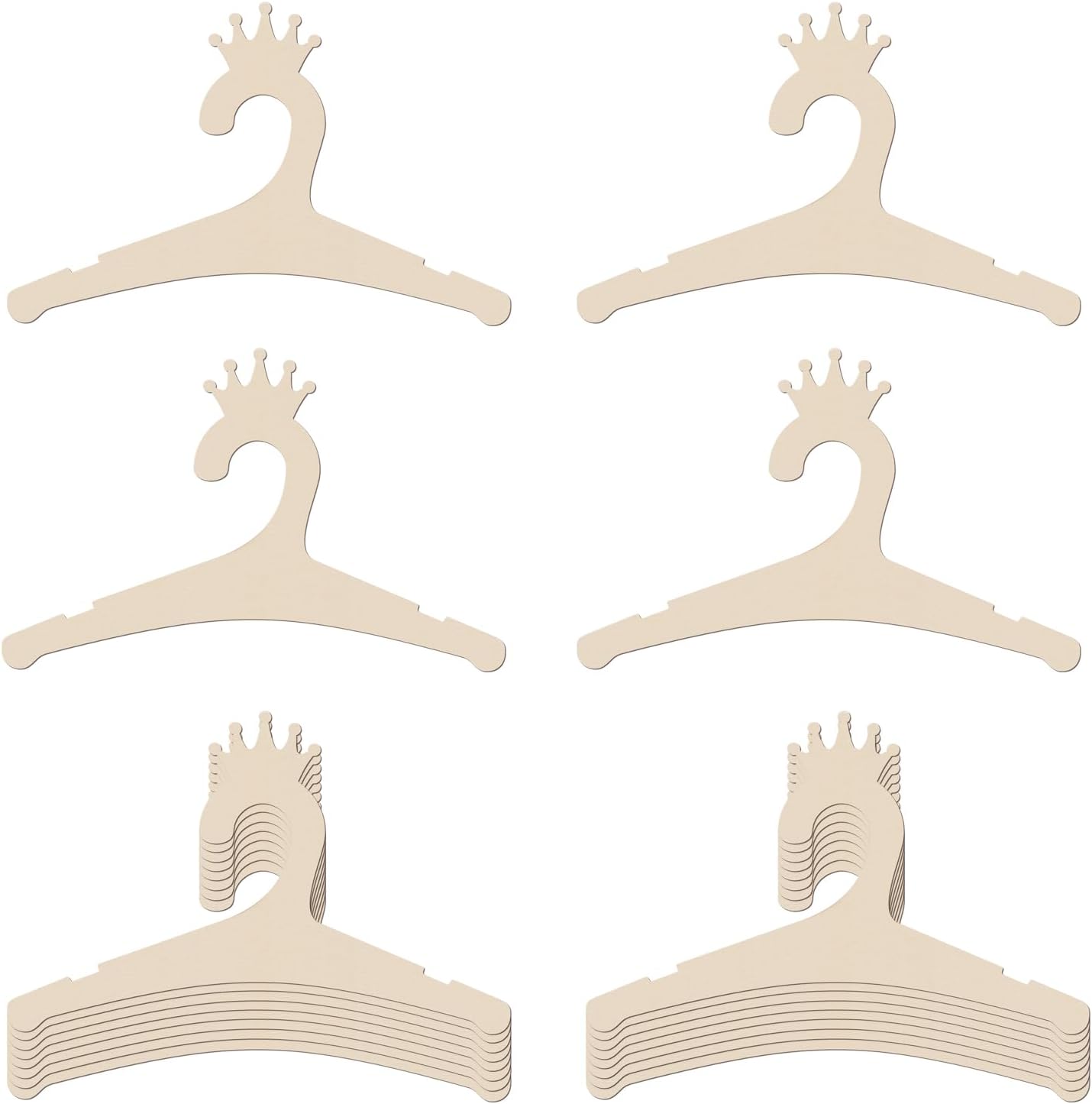Wooden Baby Hangers 9 Inch, Cu - Baby Products Pack incelemesi ve fiyatı