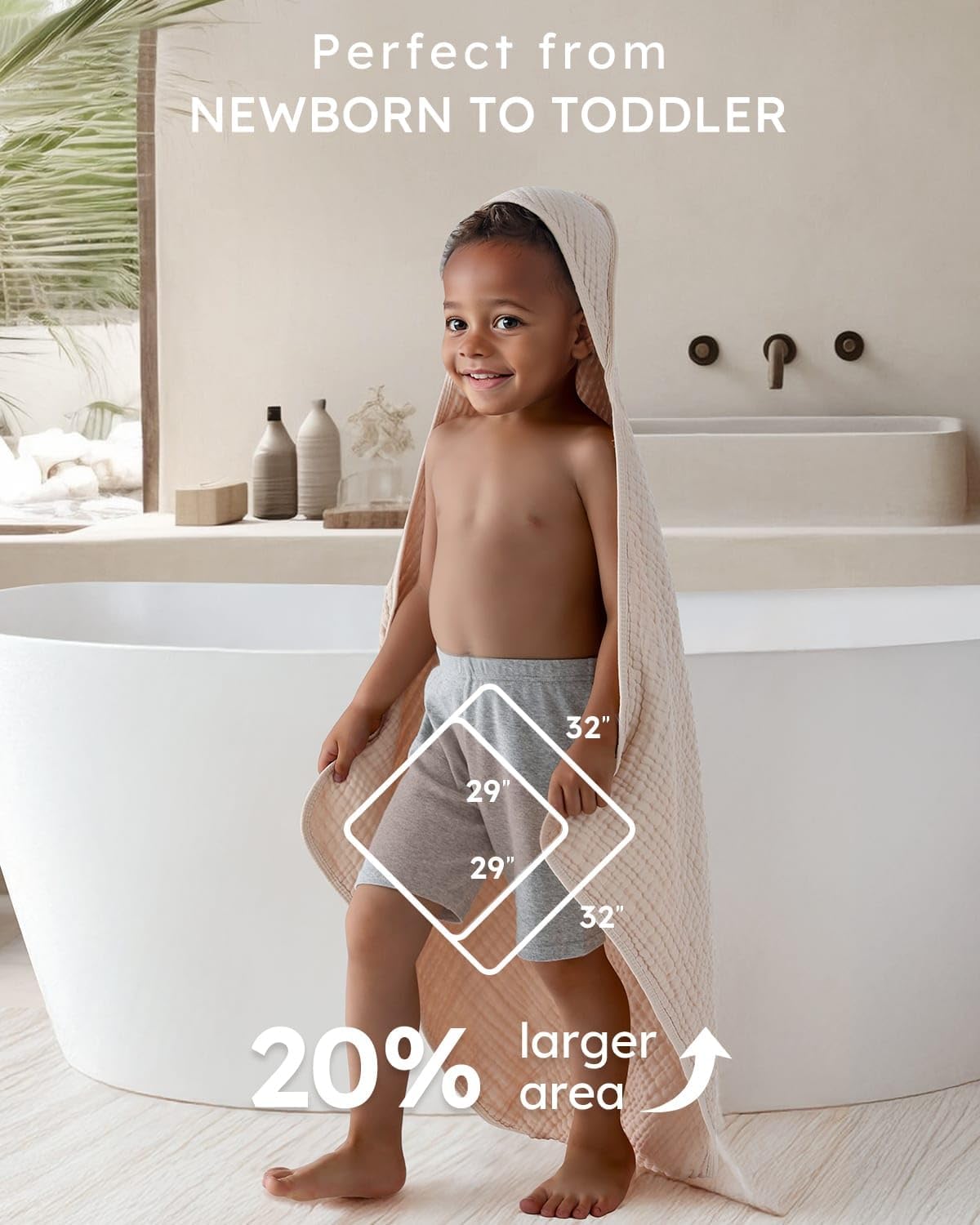 Hooded Baby Towels 2 Pack 100% - Baby Products Pack incelemesi ve fiyatı