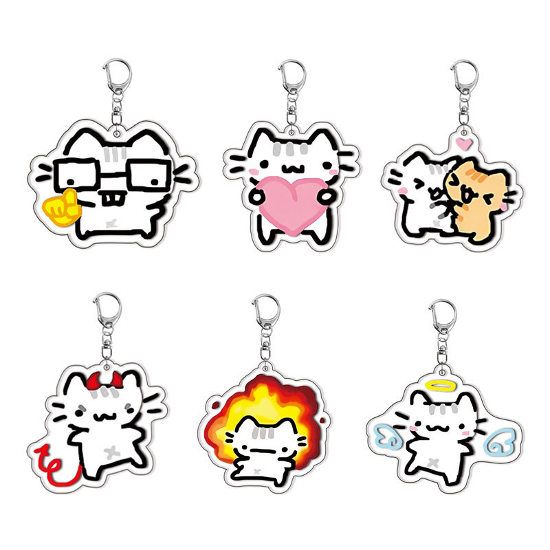 Cat Kitten Keychain Acrylic Lo - Baby Products With Zinc incelemesi ve fiyatı