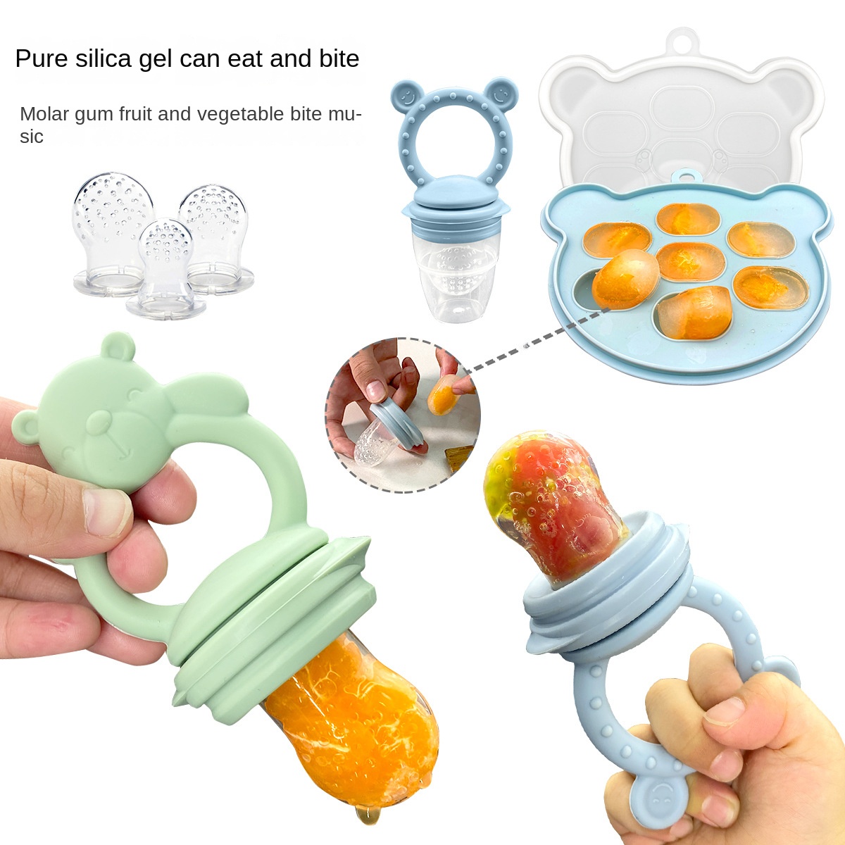 Food Grade Silicone Baby Teeth - Baby Products Eco Friendly incelemesi ve fiyatı