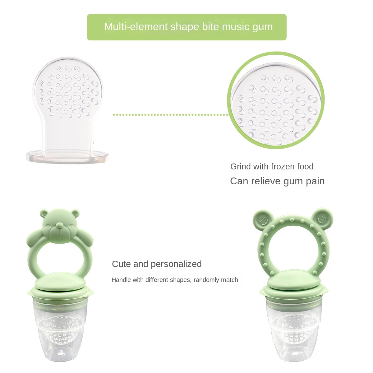 Food Grade Silicone Baby Teeth - Baby Products Eco Friendly incelemesi ve fiyatı