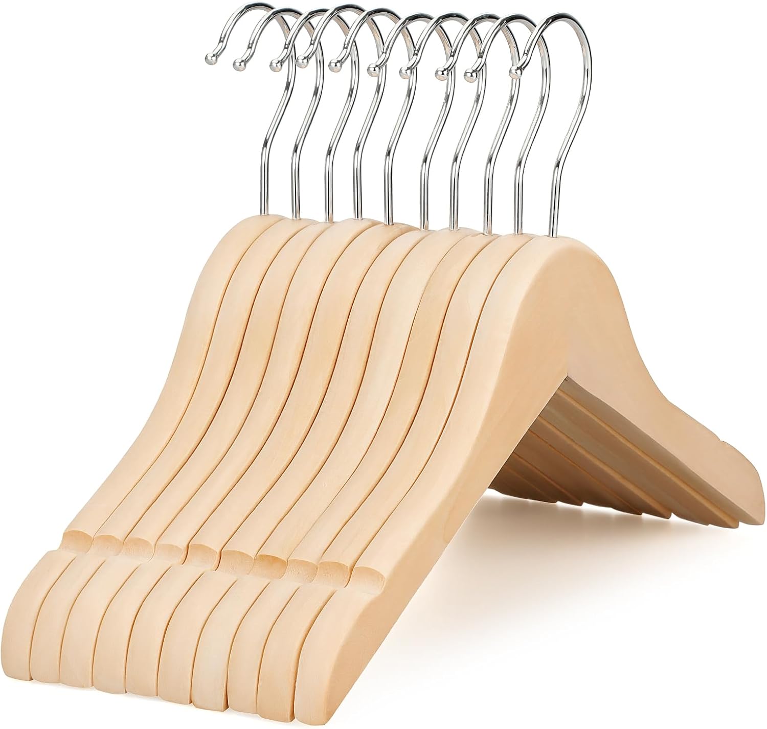 Natural Wood Kids Hangers with - Baby Products Pack incelemesi ve fiyatı